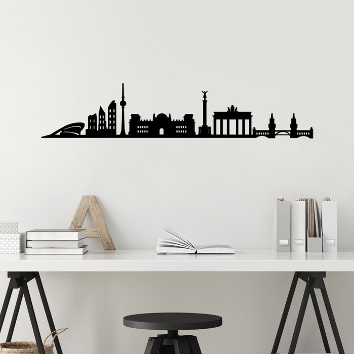 Wallity Berlin Skyline Escultura de pared Wallity Berlin Skyline Escultura de pared